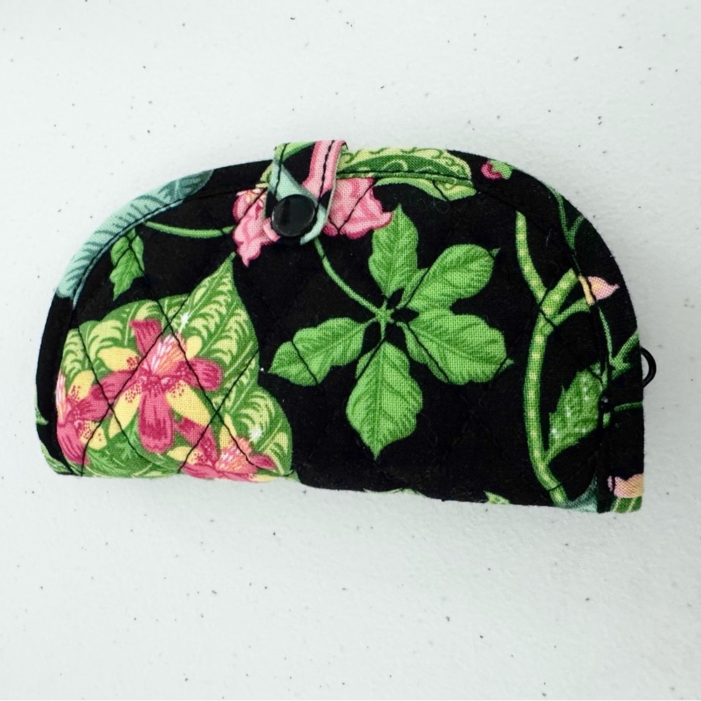 Vera Bradley Leaf Print Travel Jewelry Case - Picture 2 of 3